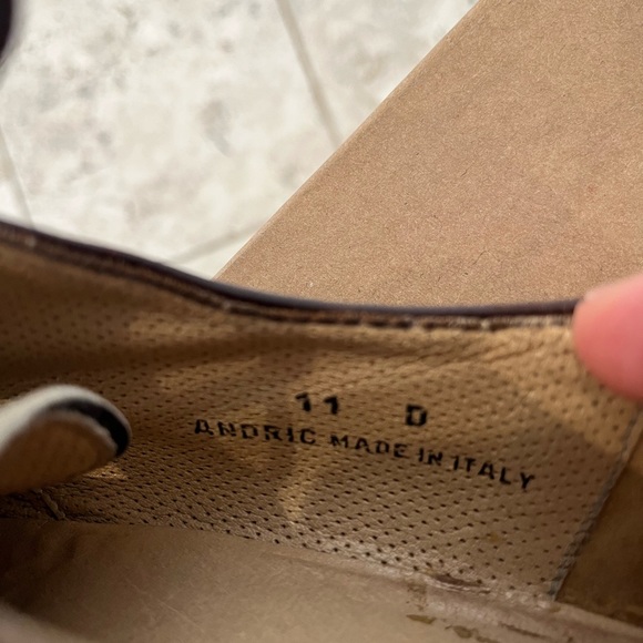 BALLY MEN italy LACE UP BROWN 11 bone - Picture 3 of 7